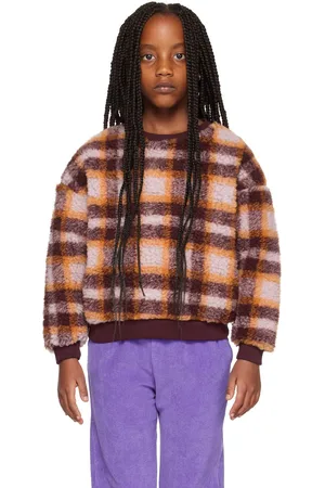 Maed for mini Kids Burgundy Woolly Weasel Sweater