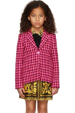 VERSACE Kids Pink Medusa Blazer