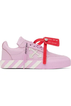 OFF-WHITE Kids Pink Vulcanized Sneakers