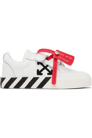 OFF-WHITE Kids White Vulcanized Sneakers