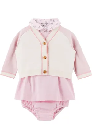 Burberry Baby Pink Thomas Bear Four-Piece Set
