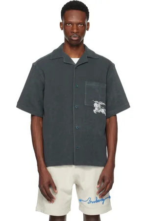 Burberry Gray EKD Cotton Shirt