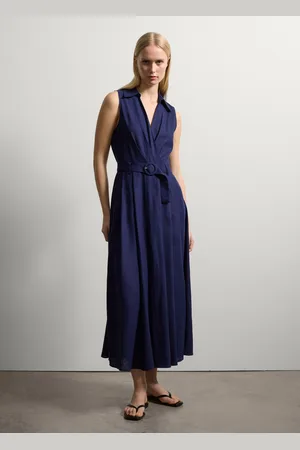 Stefanel Vestito chemisier con incrocio