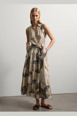 Stefanel Vestito chemisier con incrocio