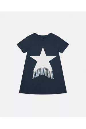 Stella McCartney Donna Vestiti con frange - Abito Felpa Stella con Frange