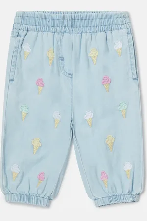 Stella McCartney Pantaloni Sportivi con Ricamo Gelati,