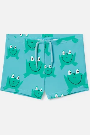 Stella McCartney Pantaloncini da Mare con Stampa Rana,