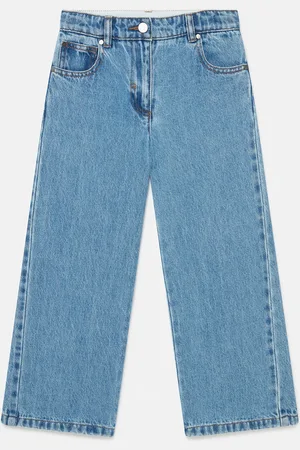 Stella McCartney Jeans in Denim con Lavaggio Vintage e Gamba Dritta, Donna,