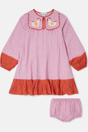Stella McCartney Abito con Applicazione Fattoria, Donna,
