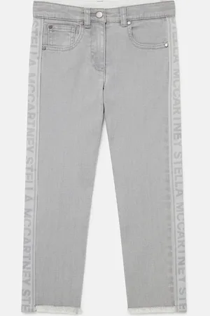 Stella McCartney Jeans con Pannello Logato, Donna,