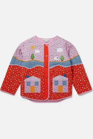 Stella McCartney Giacca Patchwork con Applicazioni Fattoria, Donna,