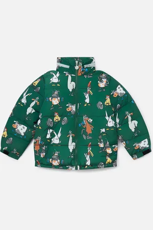 Stella McCartney Piumino con Stampa Fattoria, Donna,