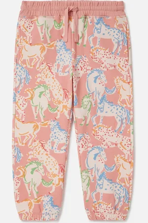 Stella McCartney Pantaloni Sportivi con Stampa Cavallo, Donna,