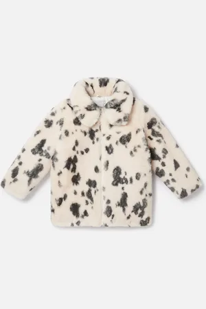 Stella McCartney Cappotto con Motivo Appaloosa, Donna,