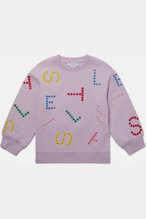 Stella McCartney Felpa con Motivo Stella, Donna,