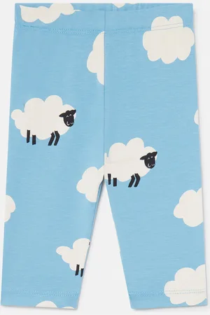 Stella McCartney Leggings con Motivo Pecora, Donna,
