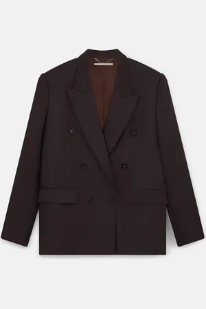 Stella McCartney Blazer Doppiopetto in Lana, Donna,
