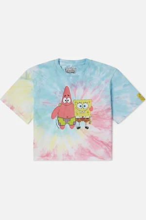 Stella McCartney Maglietta Tie-Dye con Grafica Sponge Bob,