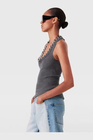 Stella McCartney Canotta con Catena Spessa, Donna,