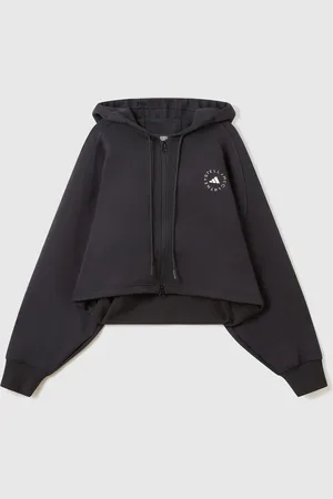 Stella McCartney Felpa con Zip e Cappuccio TrueLife, Donna,