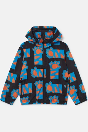 Stella McCartney Maglia in Pile con Stampa Impronta di Zampa,