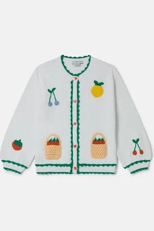 Stella McCartney Cardigan con Ricamo Frutta,
