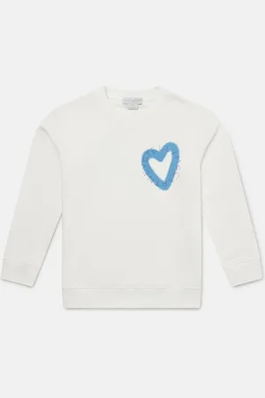 Stella McCartney Felpa con Grafica Cuore Graffiti,
