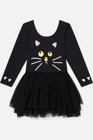 Stella McCartney Abito in Tulle Gatto da Brivido, Donna,