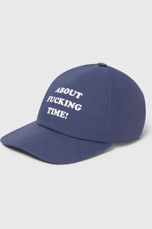 Stella McCartney About Fucking Time! Cappellino da Baseball, Donna,