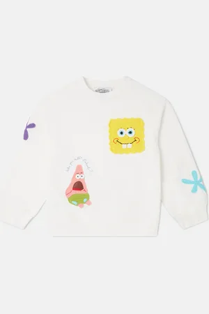 Stella McCartney Felpa con Grafica Sponge Bob,