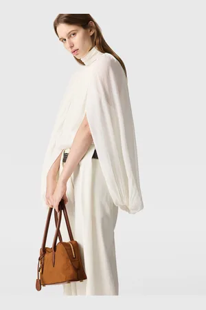 Stella McCartney Top Plissettato con Maniche a Palloncino, Donna,
