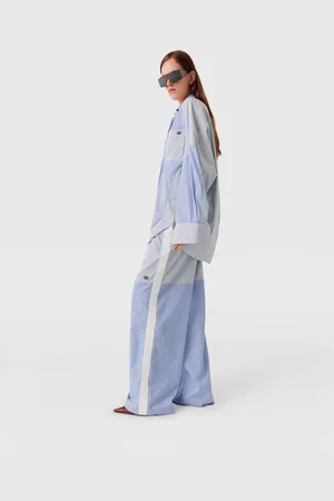 Stella McCartney Camicia Boyfriend a Righe, Donna,
