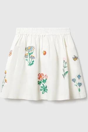 Stella McCartney Gonna con Ricamo Fiori,