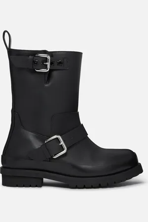Stella McCartney Stivali Biker con Cinturino con Fibbia Trace, Donna,