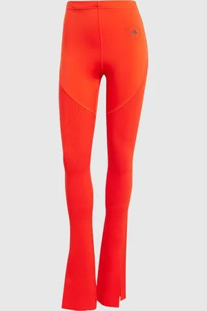 Stella McCartney Pantaloni Yoga TrueStrength con Spacco alla Caviglia, Donna,