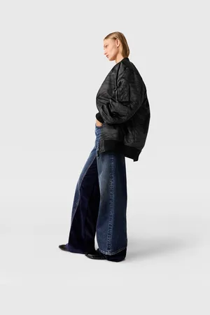 Stella McCartney Bomber con Stampa Tigre, Donna,