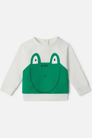 Stella McCartney Maglietta a Maniche Lunghe con Grafica Rana,