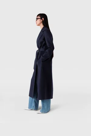 Stella McCartney Trench Double Face con Cintura, Donna,