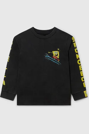 Stella McCartney Maglietta a Maniche Lunghe con Grafica Sponge Bob,