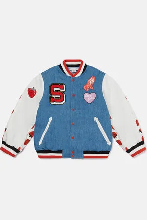 Stella McCartney Bomber Varsity con Grafica Iniziale,