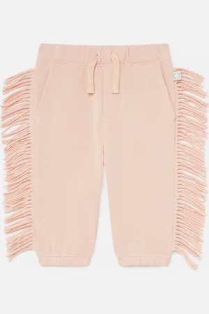 Stella McCartney Pantaloni Sportivi con Frange Western, Donna,