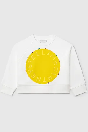 Stella McCartney Felpa Grafica con Logo,