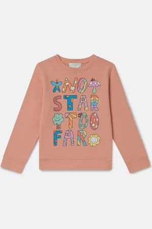 Stella McCartney Felpa girocollo scritta foresta,