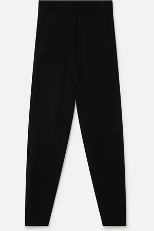 Stella McCartney Pantaloni Sportivi Affusolati a Vita Media, Donna,