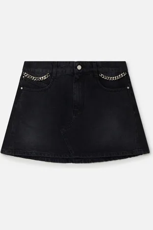 Stella McCartney Minigonna in Denim Falabella, Donna,