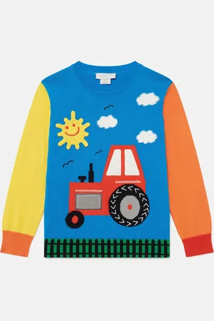 Stella McCartney Maglia con Applicazione Fattoria, Donna,
