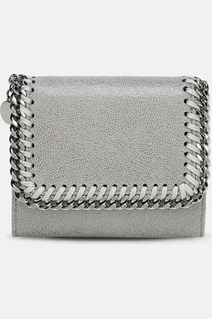 Stella McCartney Portafoglio con patta small Falabella, Donna