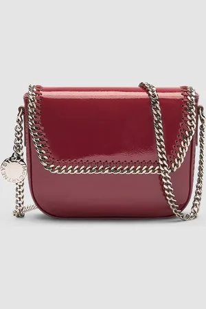 Stella McCartney Borsa a Tracolla con Patta Verniciata Falabella, Donna