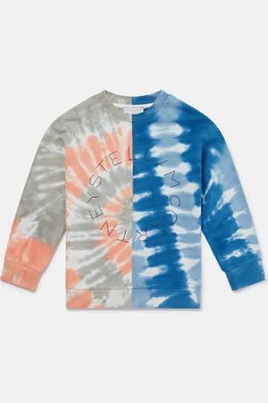 Stella McCartney Felpa con Grafica Tie-Dye,