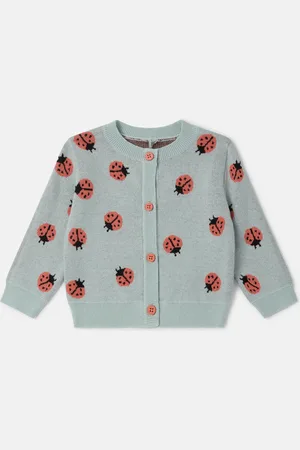 Stella McCartney Cardigan girocollo in maglia coccinella,